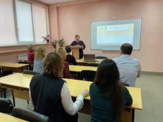 20.12.2019 scientific seminar was conducted by assoc. prof. Yevtushenko O.M. on topic "Features of promoting pharmacy products through Internet marketing".