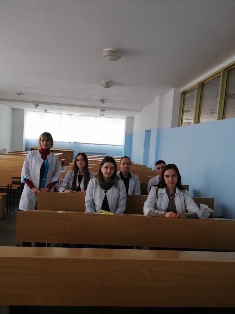 February 2020 Teachers of the department assoc. prof. Malinina N.G., assoc. prof.  Bondarieva I.V. and ass. Chehrynets A.A. held a lecture on the non-proliferation of coronavirus in Ukraine.