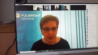 April 1, 2021  Teachers of the PhMM Department took part in the presentation of the Fulbright Program in Ukraine